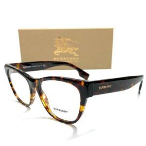 Burberry Women's Dark Havana Square Eyeglasses!